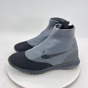 Nike Lunar VaporStorm Men Size 8 918622-003 Dark Grey Black Side Zip Golf Shoes